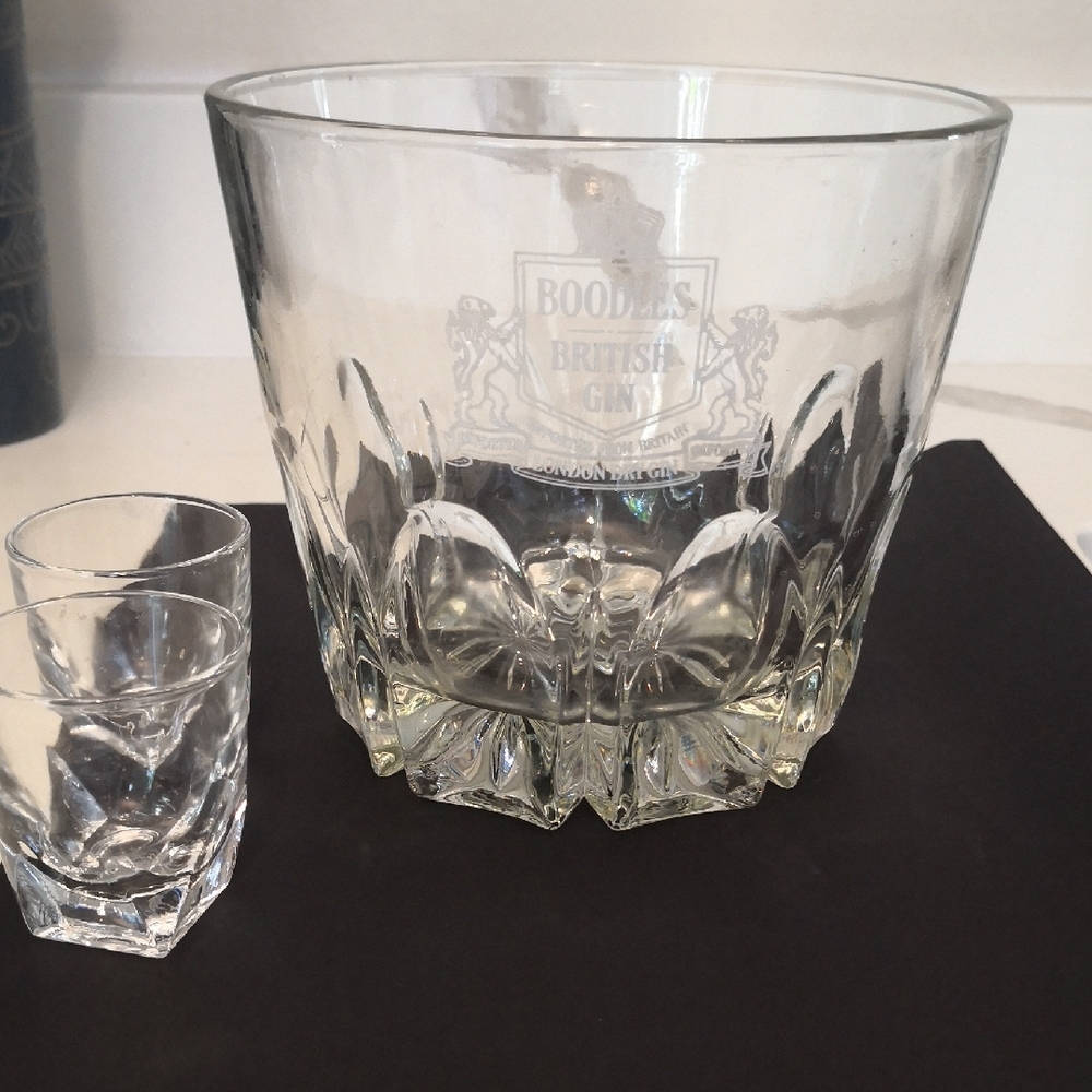 VTG Boodles British Gin Novelty Oversized Shot Glass